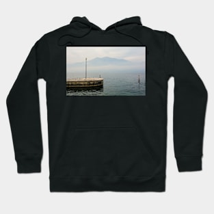 Winter Lake Garda at Castelletto Hoodie